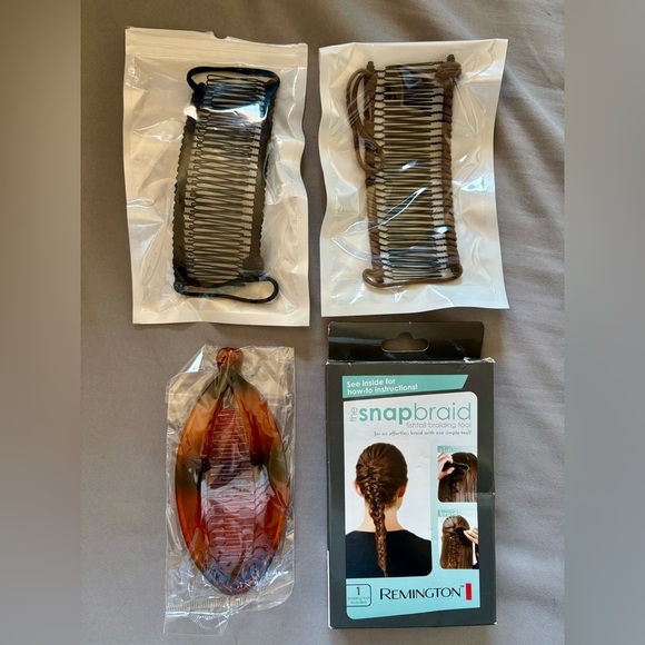 2/$15 - Remington Snap Braid & Expandable Hair Combs - New - Picture 2 of 7